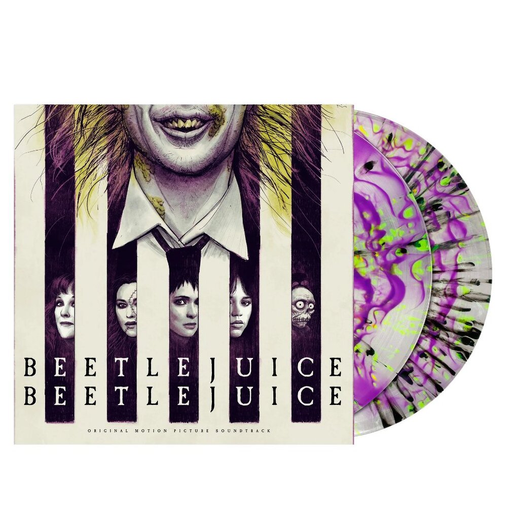 Beetlejuice Beetlejuice Soundtrack 2-LP ~ Exclusive Color + Art Print ~ Sealed!